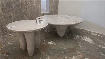 Маса за кафе от естествен камък